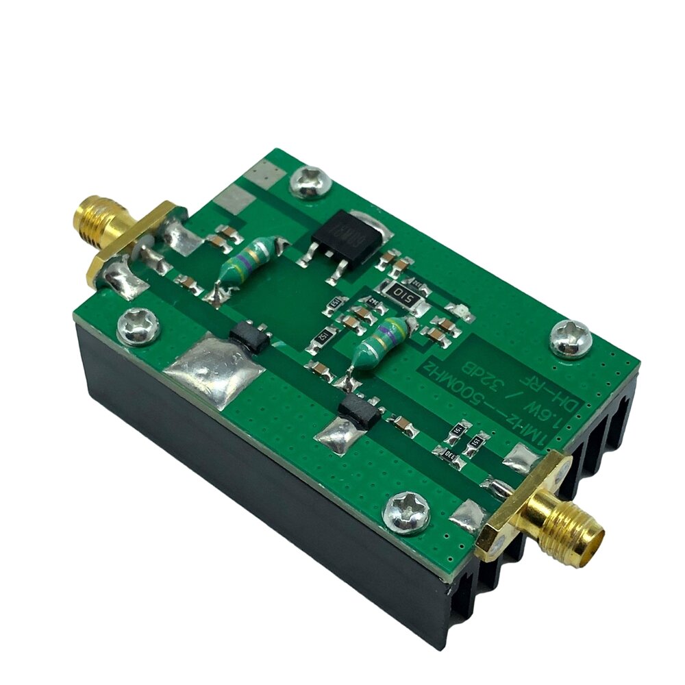 

1MHz--500MHZ 1.5W Amplifier HF FM VHF UHF FM Transmitter Broadband RF Power Amplifier Board