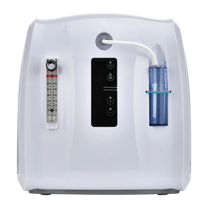 Oxygen Concentrator Machine 1-6L/min Adjustable Portable Oxygen Machine for Home and Travel Use Without Battery - EU Plug