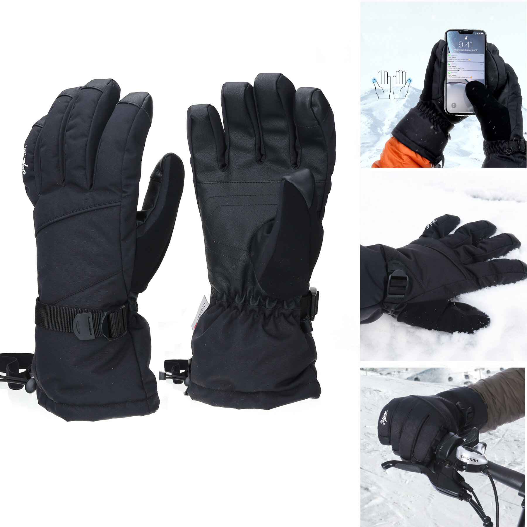 Rękawiczki zimowe Sefzone Unisex Touch Screen Winter Ski z EU za $15.99 / ~63zł