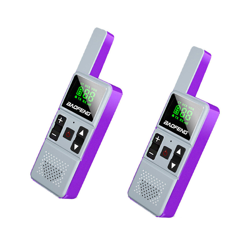 BAOFENG RS-U1 Plus Mini Walkie Talkie 400-470MHz 25 Signal Channels USB Charge Handheld Two Way Ham Radio Hunting Hiking