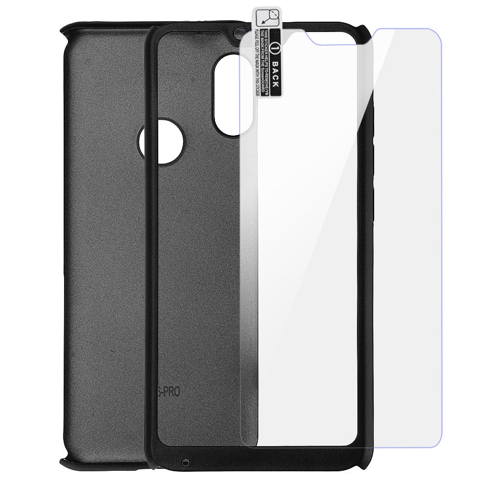 Bakeey Full Body Shockproof Hard PC Protective Case with Tempered Glass for Xiaomi Redmi 6 Pro / Mi 