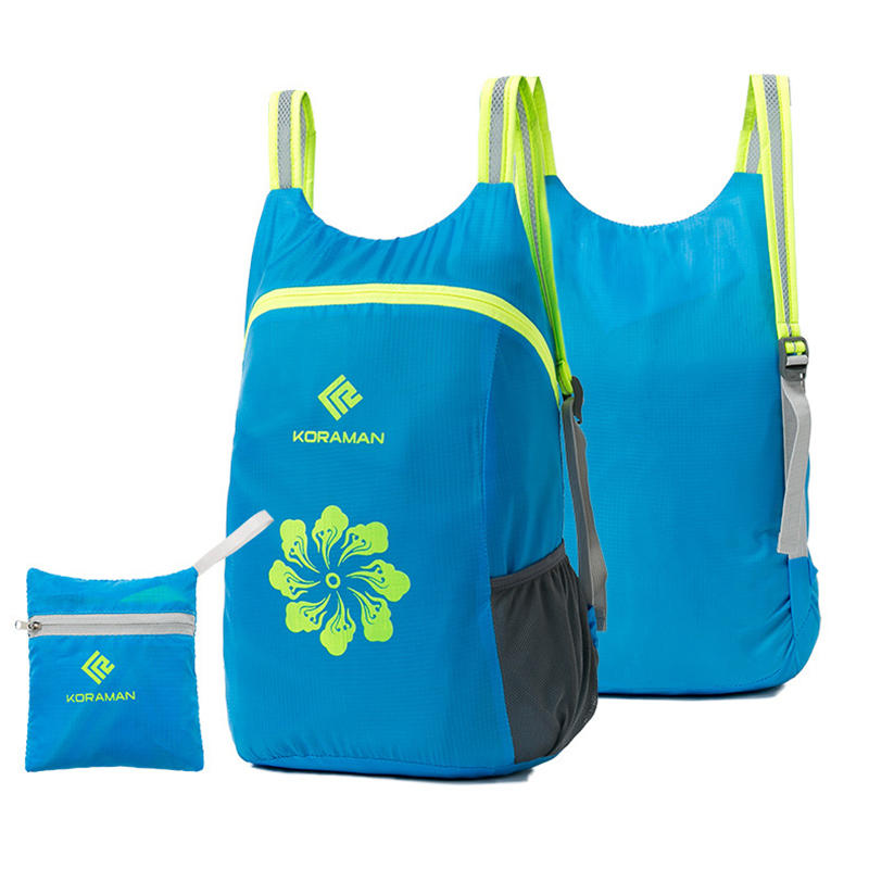 18L Dacron Outdoor Folding Bag Backpack Waterproof Tough Camping Hiking Travelling Cycling For Men Women