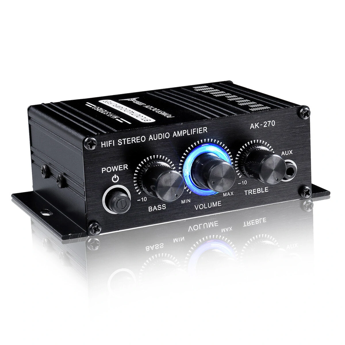 Amplificador de potência de áudio AK270 2 canais 12V