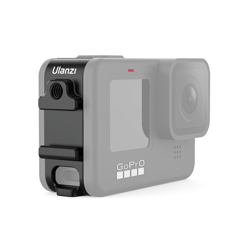 ULANZIスポーツカメラバッテリーカバー側面保護バッテリー蓋USB充電式ポートヒーロー9カメラアクセサリー用の1/4ネジ穴