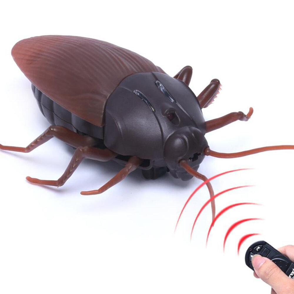 

Remote Control Cockroach RC Prank Toys Insects Joke Scary Trick Bugs for Party