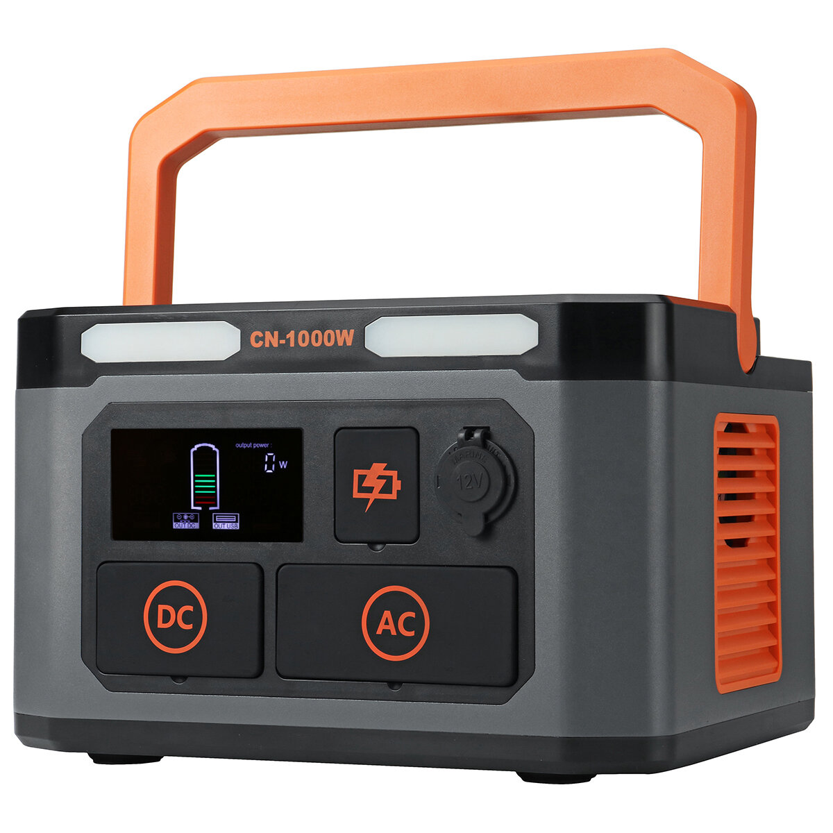 Wolike CN-1000 999WH 270000mAh Portable Power Station 1000W with AC/DC/USB/Car Charger for Outdoor Home Emergency Electr