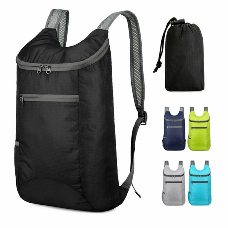 Wodoodporny składany plecak Ultralekka torba składana na zewnątrz Torba podróżna na co dzień Pakowalna torba sportowa dla mężczyzn i kobiet