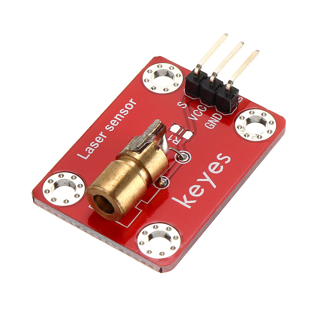 Keyes Brick Laserkop Sensormodule (padgat) met Pin Header Board digitaal signaal