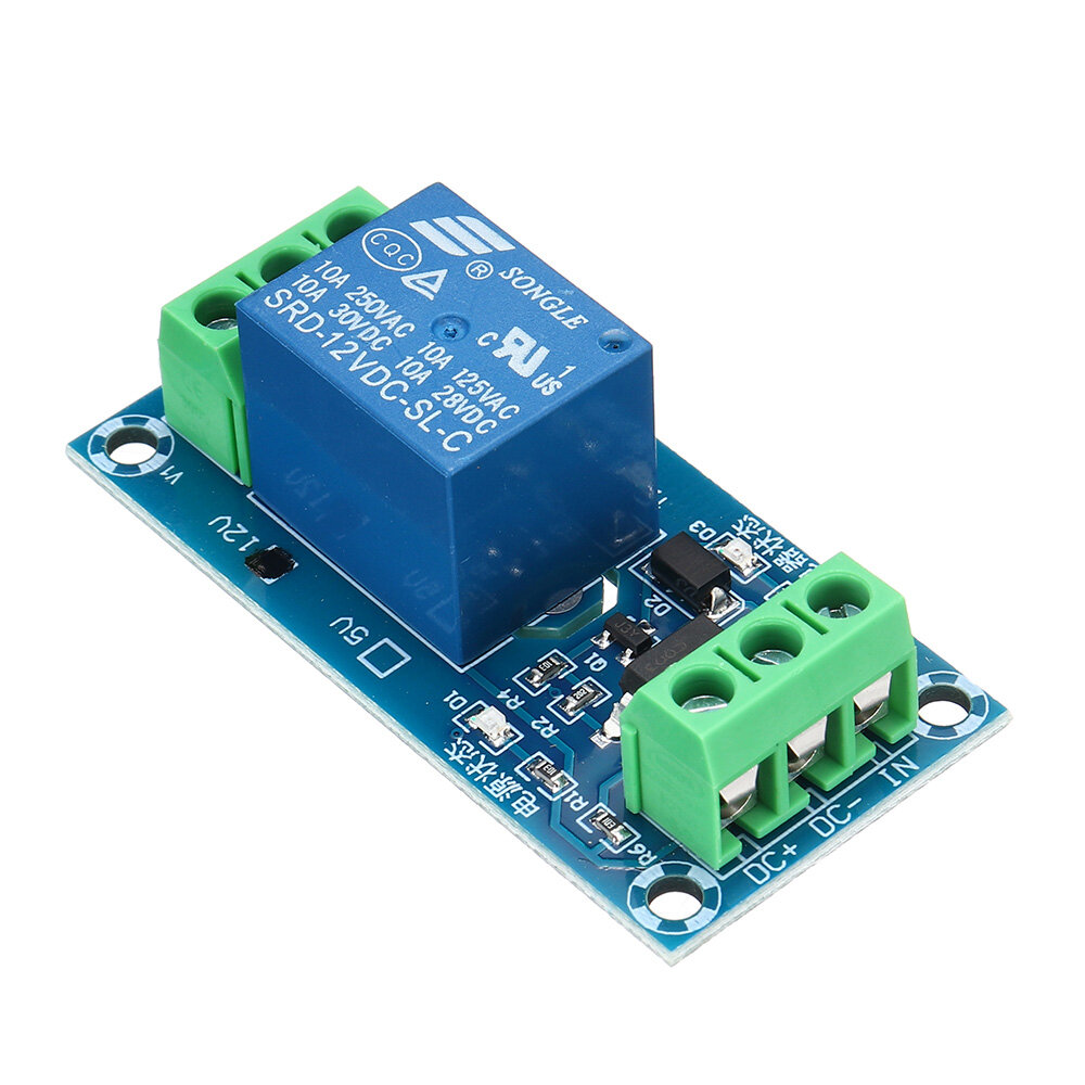 XH-M213 5V 12V 1CH Relay Module Optocoupler Isolation High Level Trigger Relay Switch Board
