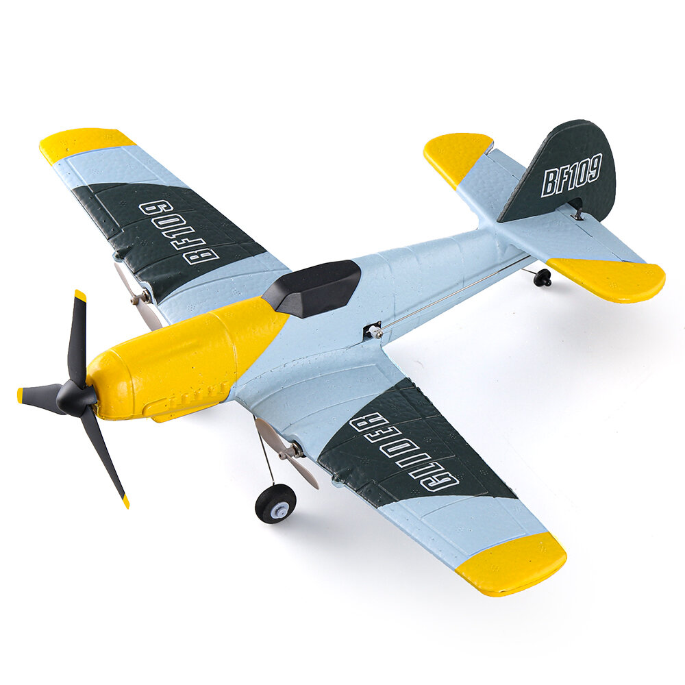 

KFPLAN Z61 BF109 370mm Wingspan 2.4GHz 3CH Built-in Gyro EPP RC Airplane Glider Fixed Wing RTF For Beginners