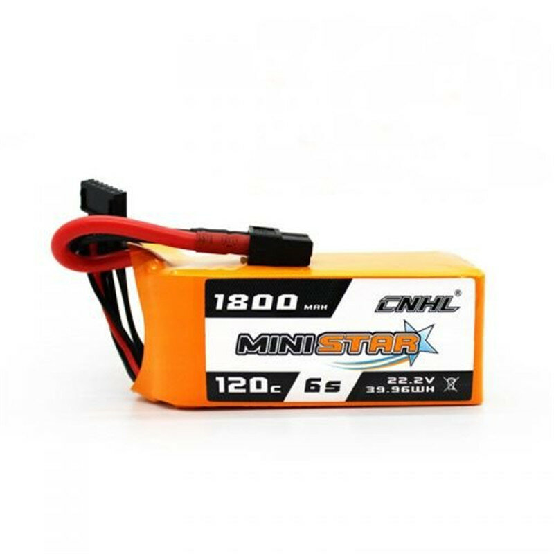 CNHL Ministar 1800mAh 6s 120c Lipo-batterij voor FPV Racing RC Drone