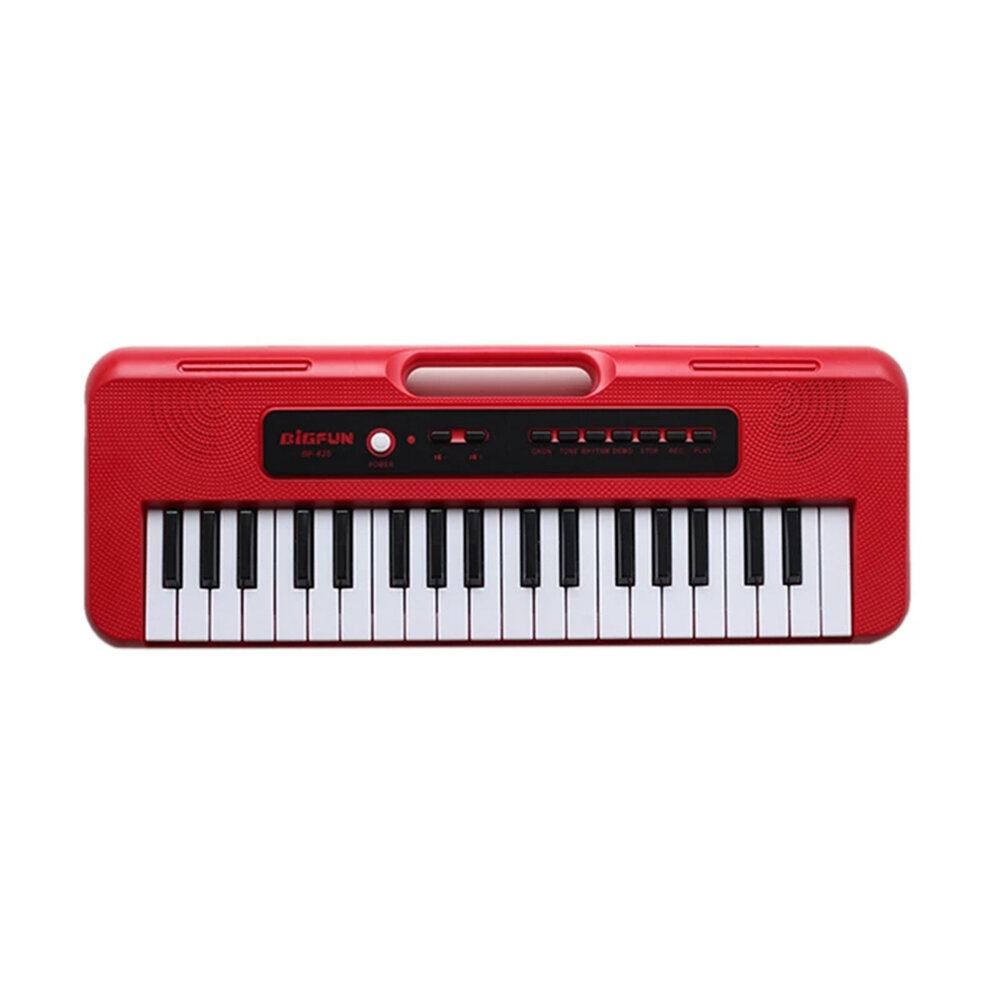 Bigfun BF-425 Portable 37 Key Electronic Keyboard Piano Digital Music Key Board + Microphone for Chi