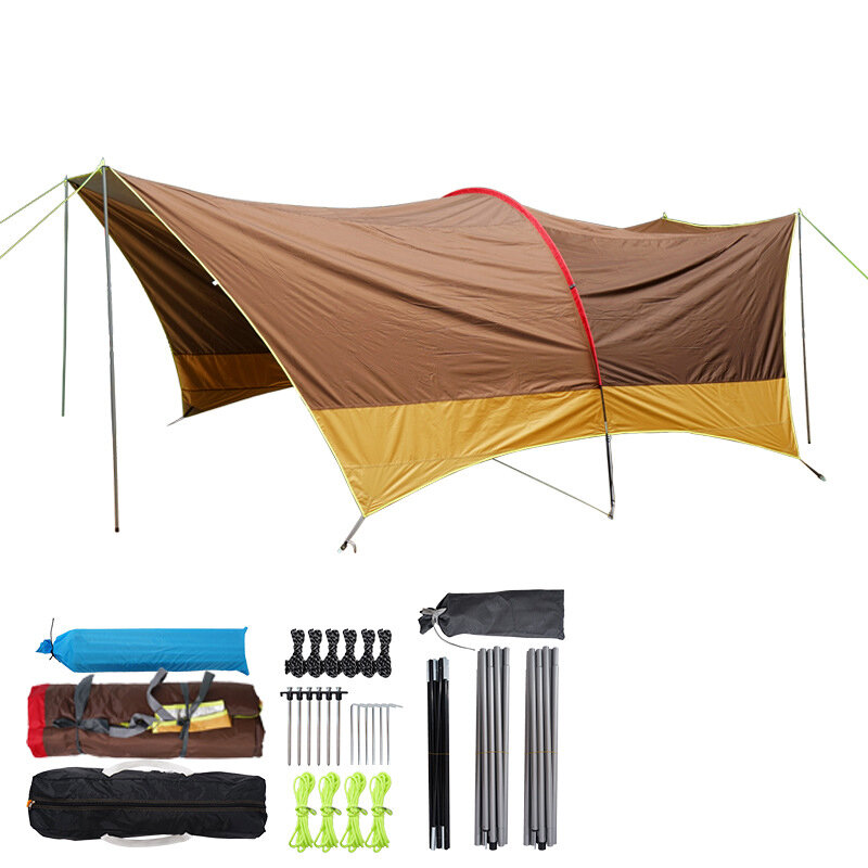 Каркасный палаточный тент CLS UV Protect Gazebo, большой пляжный тент, пляжный зонтик, тент-аванс, барбекю, солнцезащитный укрытие на открытом воздухе, оксфордский солнцезащитный тент, водонепроницаемый палаточный тент для кемпинга.