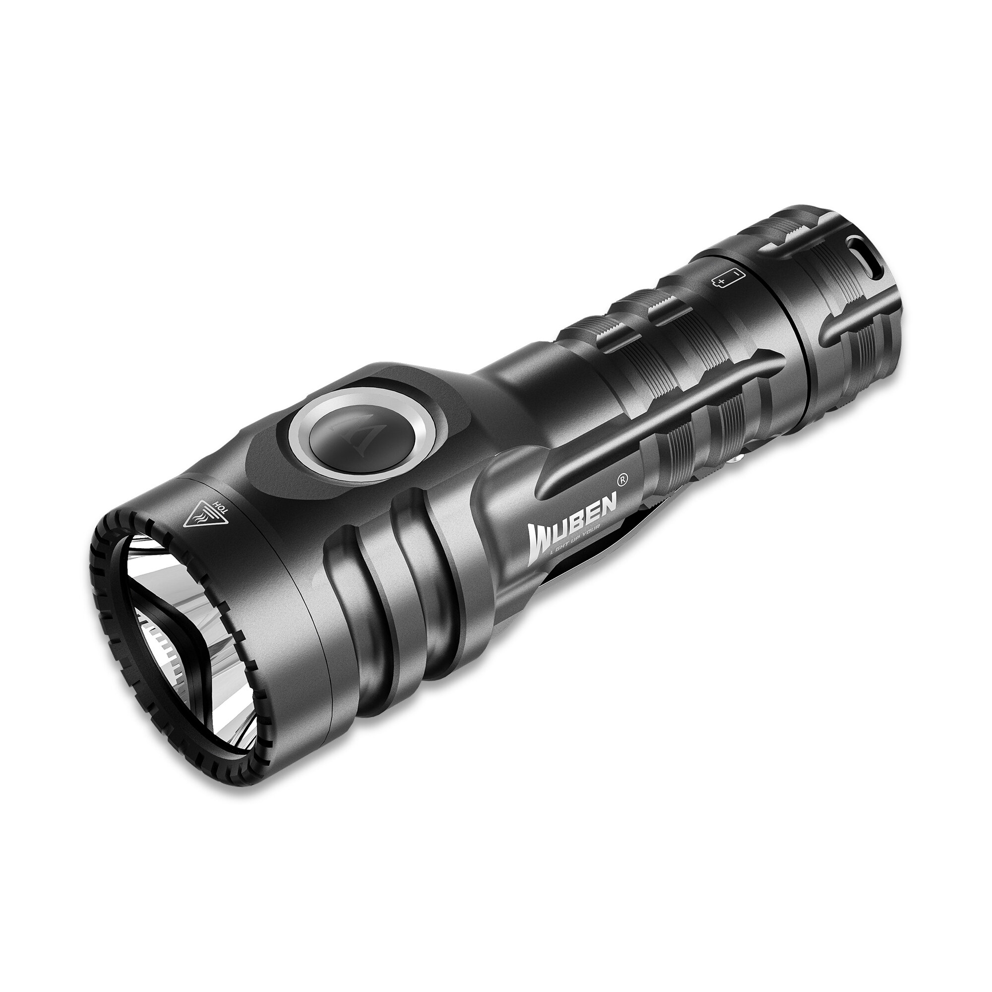 

WUBEN E6 KW CSLPM1.TG 900LM Mini EDC Flashlight With 14500 Battery 410m 5 Modes Adjustable Mini Torch LED Clip Light Poc