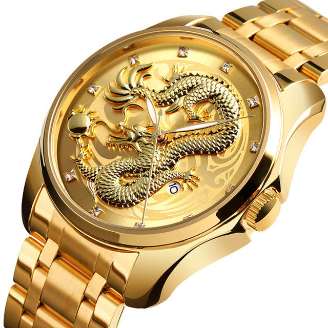 Skmei 9193 luxury chinese dragon 