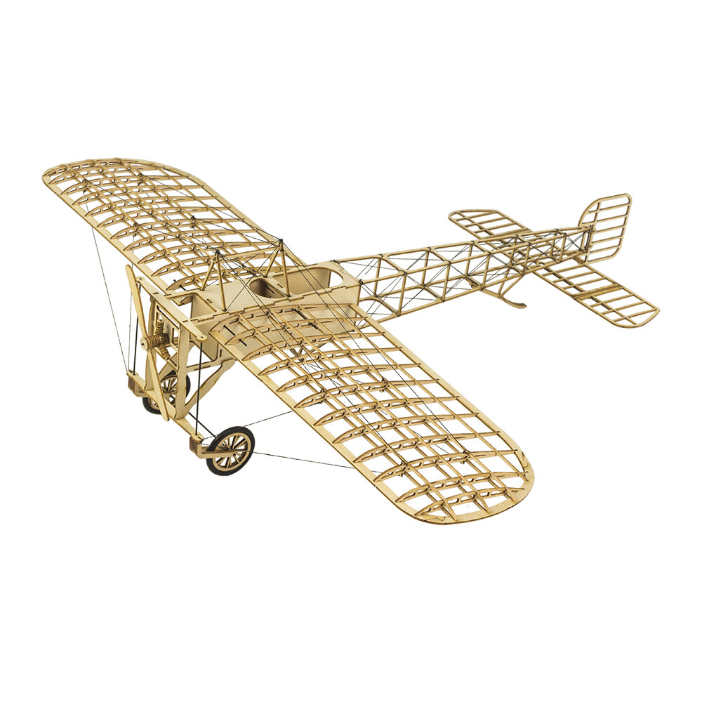 

AEORC Static Wooden Aircraft Model VX14 Bleriot XI 1:23 400mm Wingspan Building DIY Airplane KIT