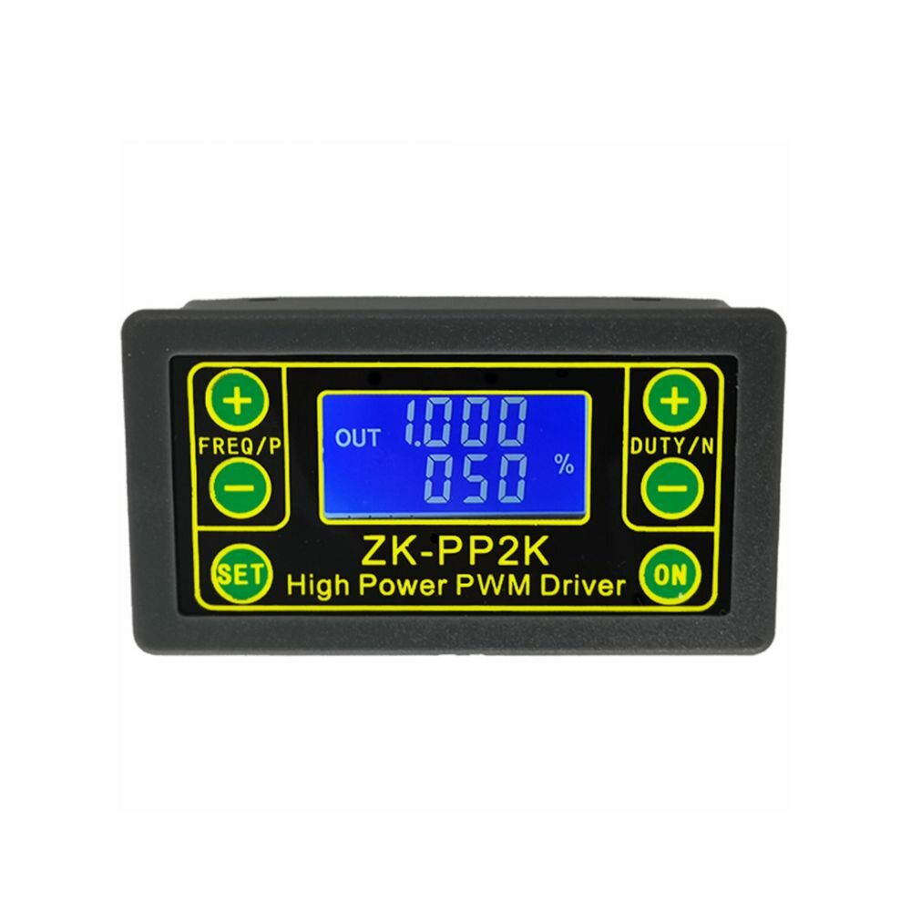 ZK-PP2K PWM DC 3.3-30V 12V 24V Motor Speed Controller Regulator 8A 150W Adjustable LED Dimmer Pulse Frequency Duty Ratio