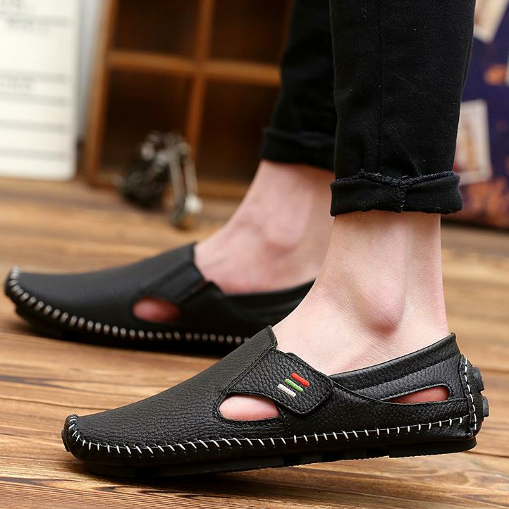 56% OFF on Leather Soft Sole Casual Walking Driving Flats