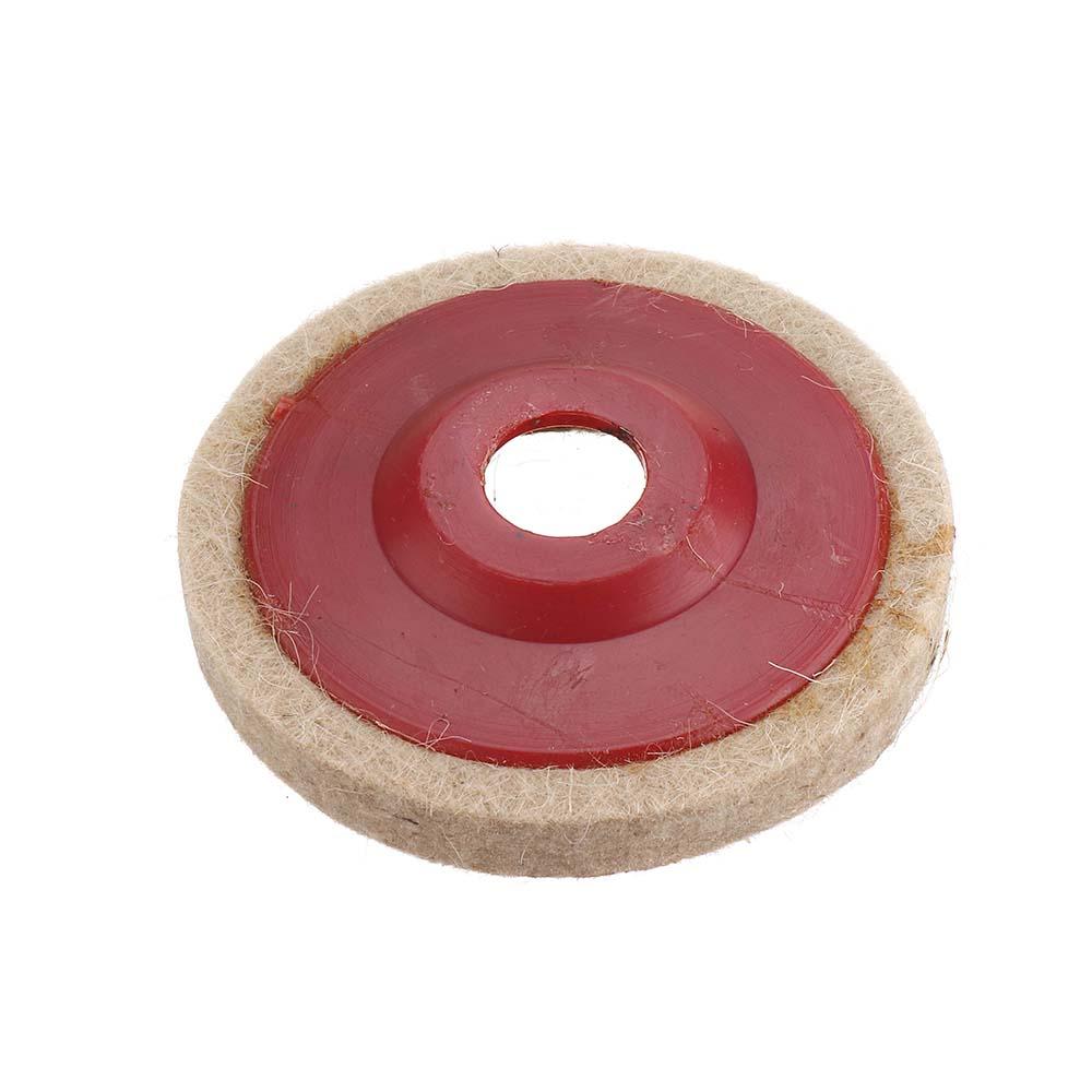 

88mm Wool Felt Polishing Abrasive Wheel Angle Grinder Disc Rotary Power Tool Accessories