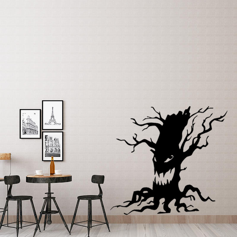 Miico FX3014 Halloween Sticker Cartoon Sticker Ghost Tree Pattern Verwijderbare muurstickers