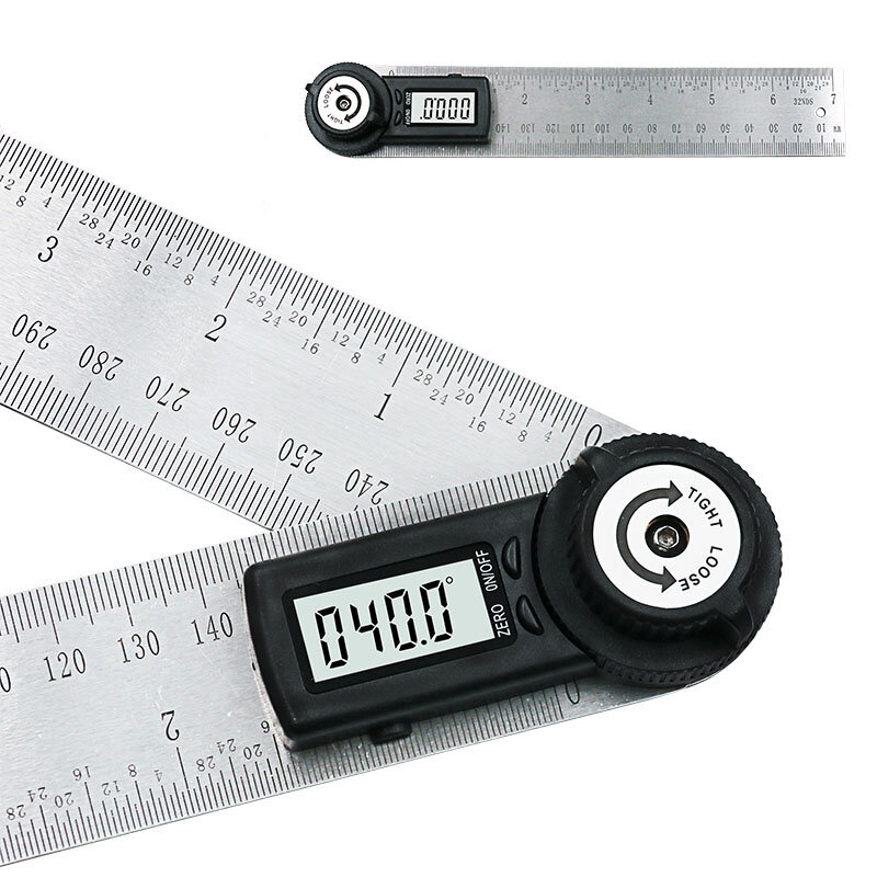 

200mm 360° Digital Display Protractor angle finder ruler Inclinometer Goniometer Level Measuring Tool Electronic Angle G