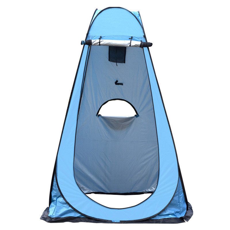 Egyetlen automatikus sátor Camping Anti-UV Sunshade Beach WC sátor tároló táskával