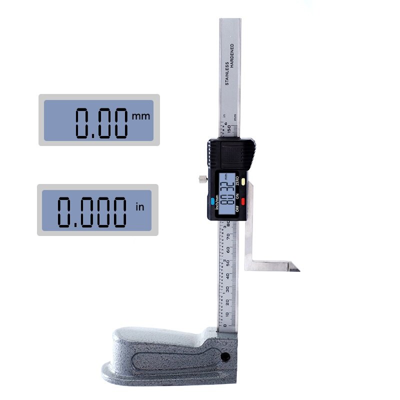 Medidor de altura digital 0-150mm 0,01mm Mini medidor eletrônico de aço inoxidável Medidor de medição Scriber Vernier Ca