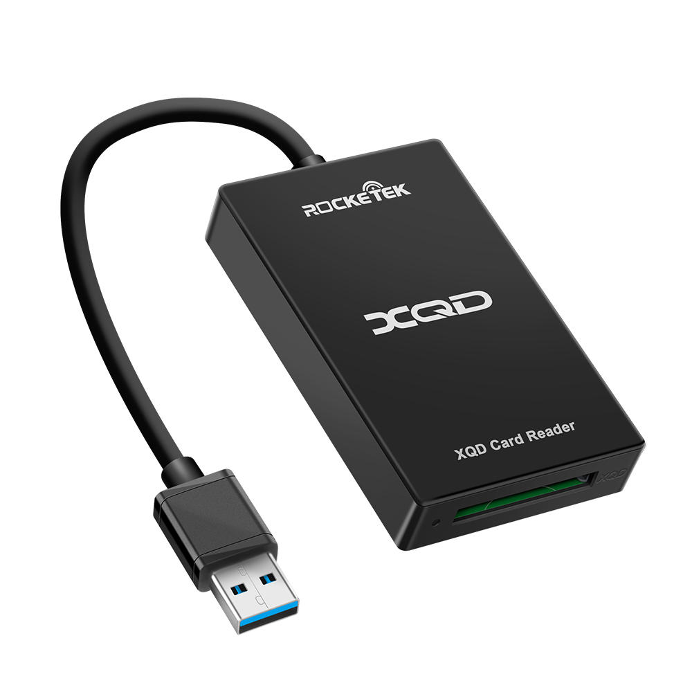

Rocketek USB 3.0 XQD-S Memory Card Reader High Speed XQD Card Reader Transfer for M/G Series Windows for Mac OS