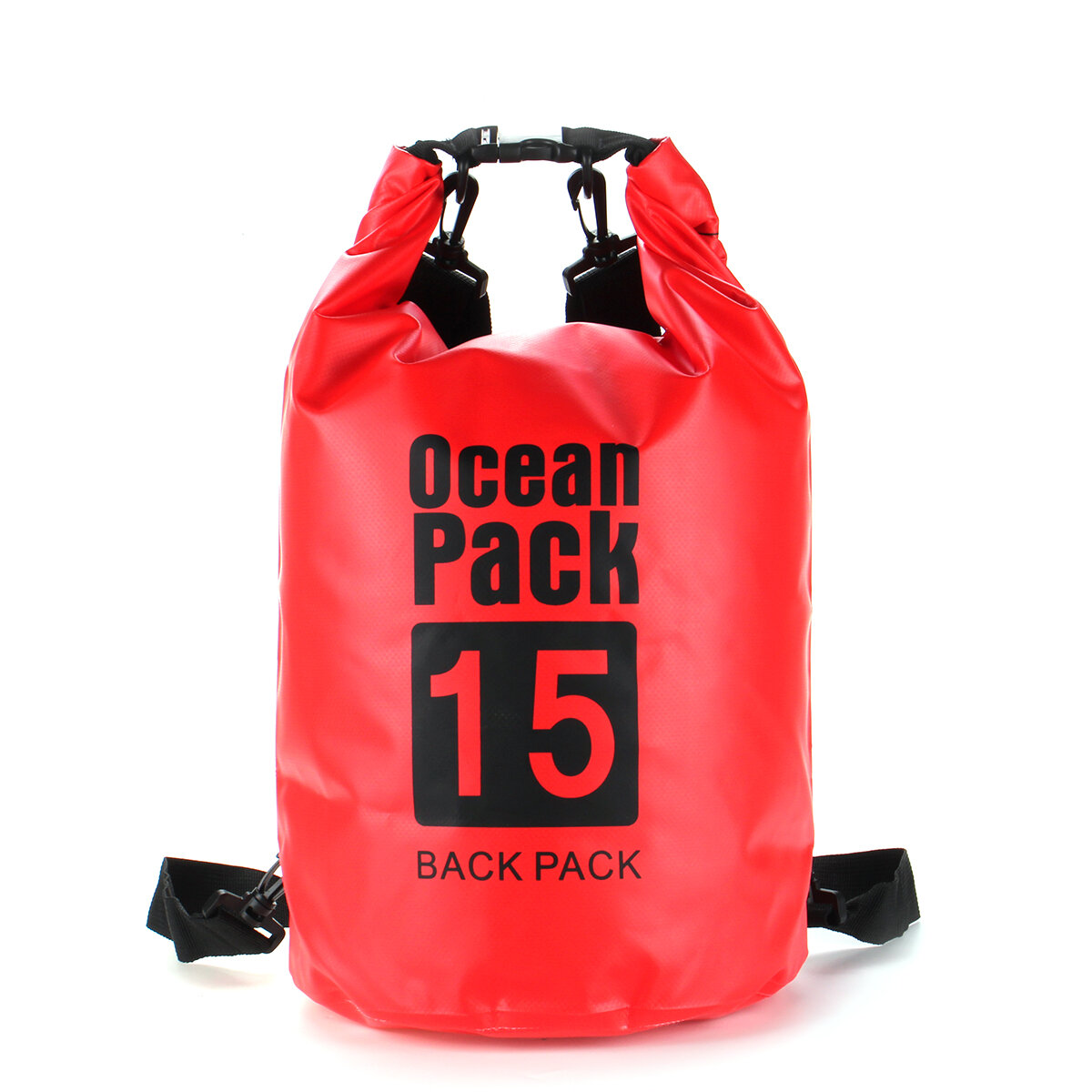 IPRee® 6 maten Dry Sack Bag 2/5/10/15/20 / 30L Waterdichte Dry Bag Sack voor Kayak Kanovaren Outdoor Camping Pouch Pack Opbergzakken Rood