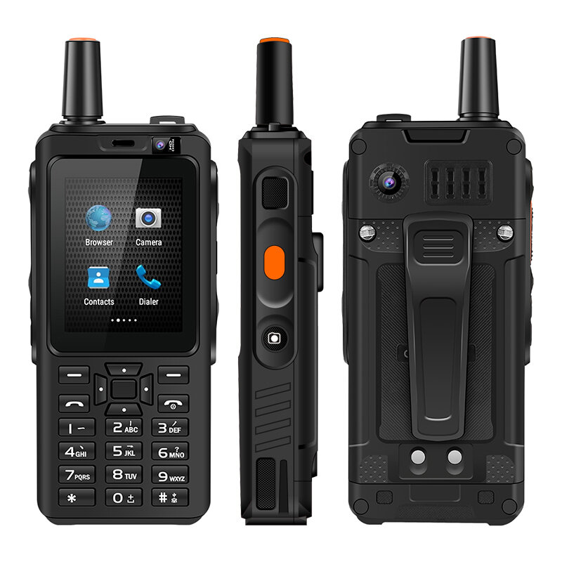 

UNIWA F40 Zello Walkie Talkie FDD-LTE 4G Network IP65 Waterproof 4000mAh MTK6737M GPS Quad Core 1GB + 8GB Feature Phone