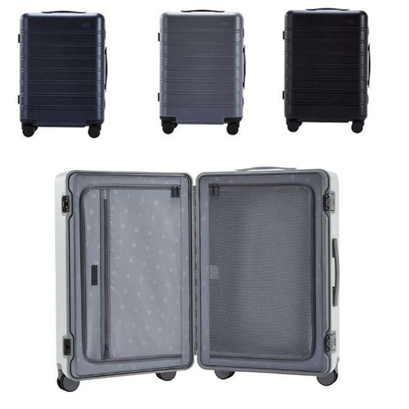  Suitcase 90FUN 20inch Travel Suitcase 39L Aluminum Alloy TSA Lock Universal Wheel Carry On Suitcase Luggage Case from 