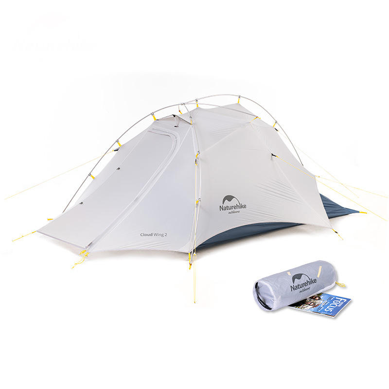Naturehike 15D Nylon Ultra-leichtes 2-Personen-Campingzelt, tragbar, wasserdicht, ideal zum Camping und Wandern
