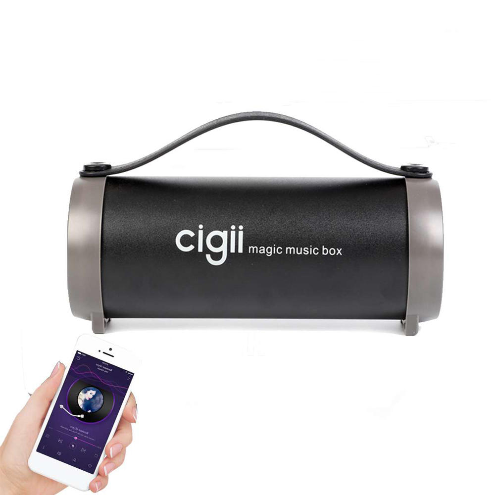 

CIGII S33D 1500mAh 3.5mm Wireless Portable bluetooth Speaker Subwoofer Noise Cancelling Support FM Radio
