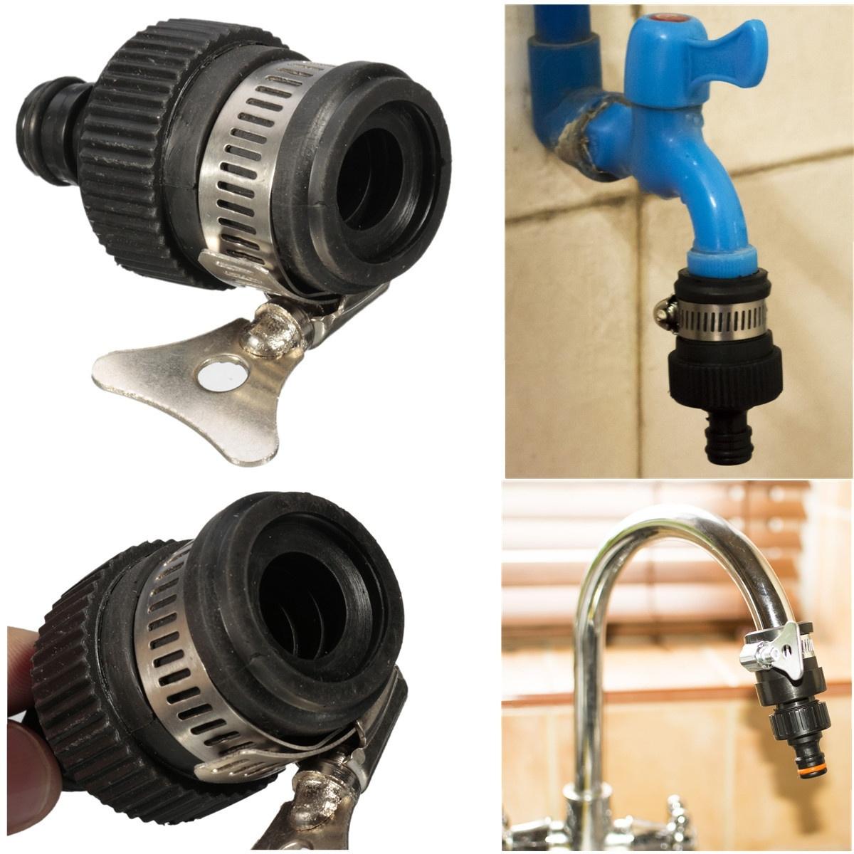 Universal 13 17mm Tap Connector Faucet, How To Connect Garden Hose Kitchen Tap