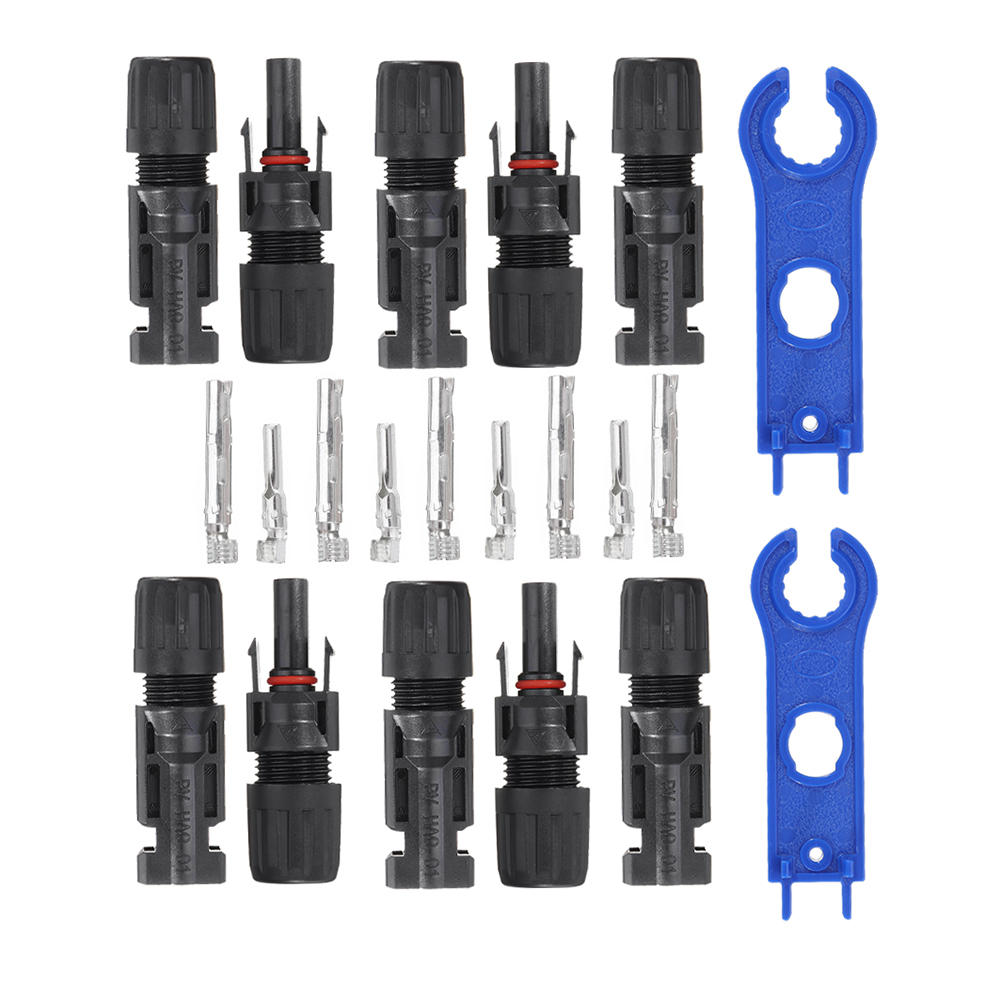 25pairs MC Connector Male Female 30A 1000V With 1pair MC Spanner Solar Panel Branch Series Connect Solar System