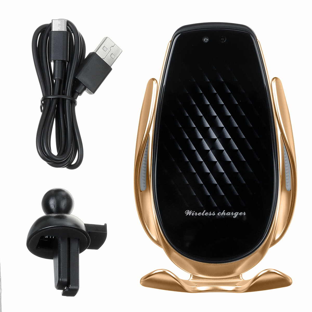 15/10W Qi Wireless Charger Car Fast Charging Pad Mat Dock Holder For iphone Samsung