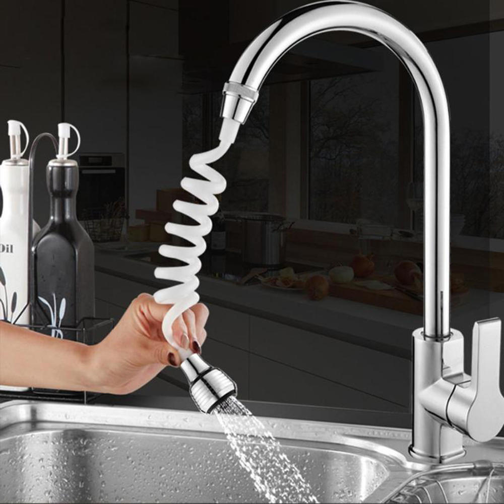 

Stretchable Faucet Extender Water Saving Tap 360° Rotation Shower Head Water Filter Sprayer for Kitchen Bathroom