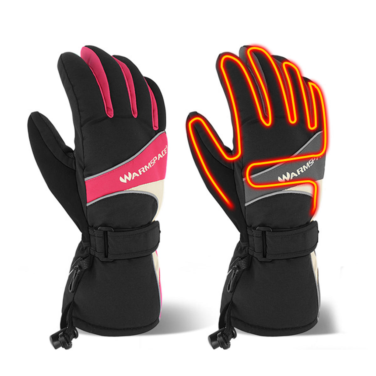 rechargeable battery heated gloves