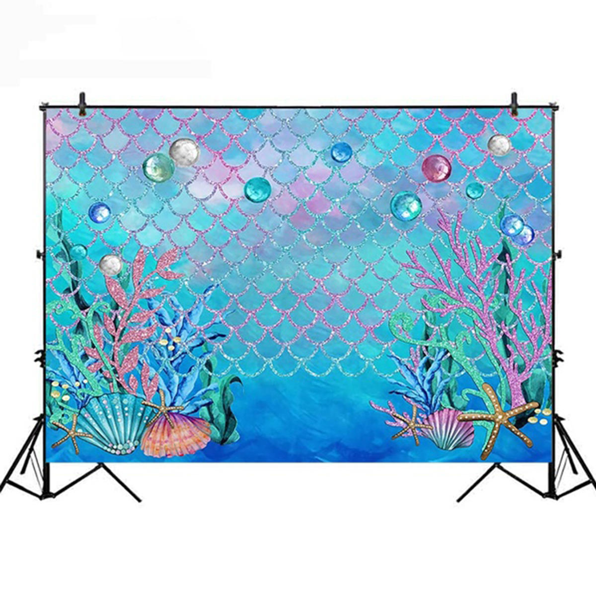 5x3FT 7x5FT 9x6FT Marine Coral Photography Backdrop Background Studio Prop - 0.9x1.5m