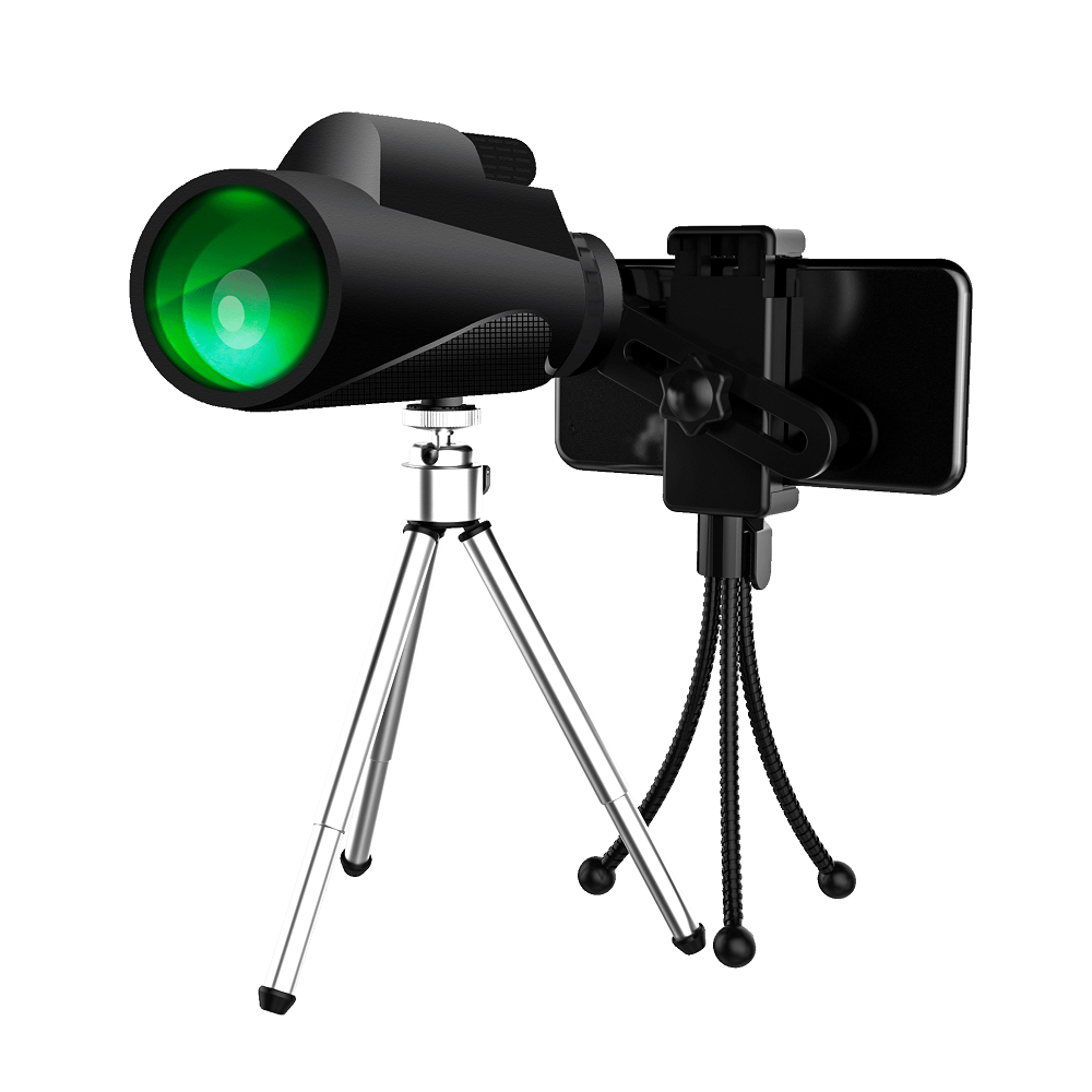 Télescope monoculaire optique HD 2000T télescope à lentille BAK4 jour Vision nocturne 1500m / 9500m Camping en plein air randonnée