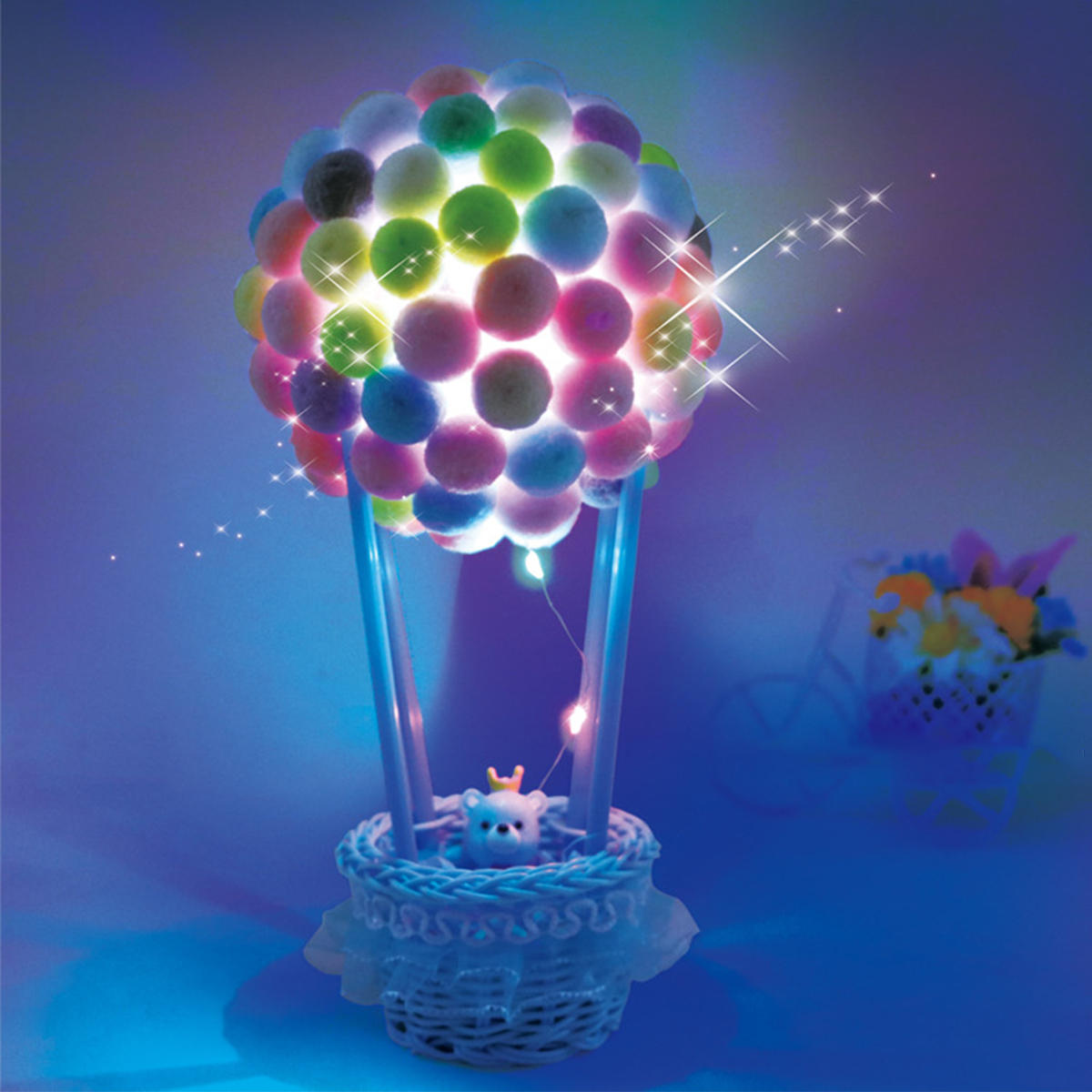 DIY Lichtgevende bal Sjorren Luchtballon Shining Ornament Tafelblad Nachtlampje