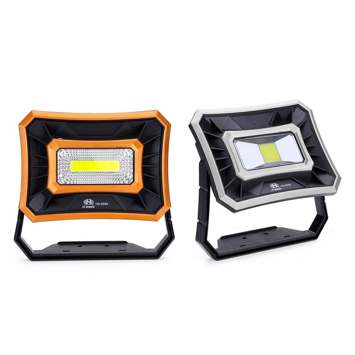

Rechargeable Work Light 50W 1000LM USB Waterproof COB LED Worklight Flood Lamp Battery Powered 2 Lights Models Emergency