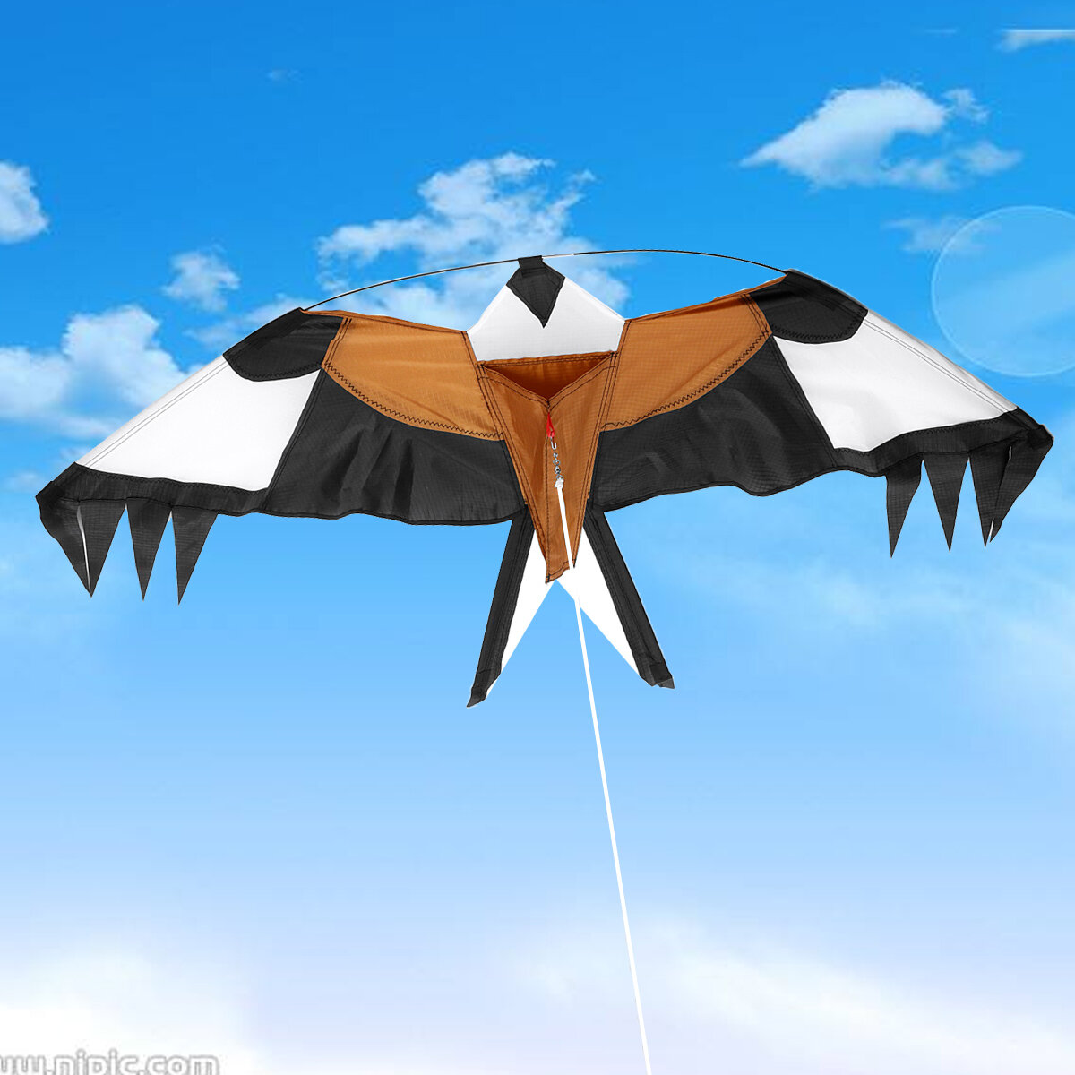 Emulation Flying Hawk Bird Scarer Drive Kite For House Garden Scarecrow Yard Outdoor Toys Flying Kit