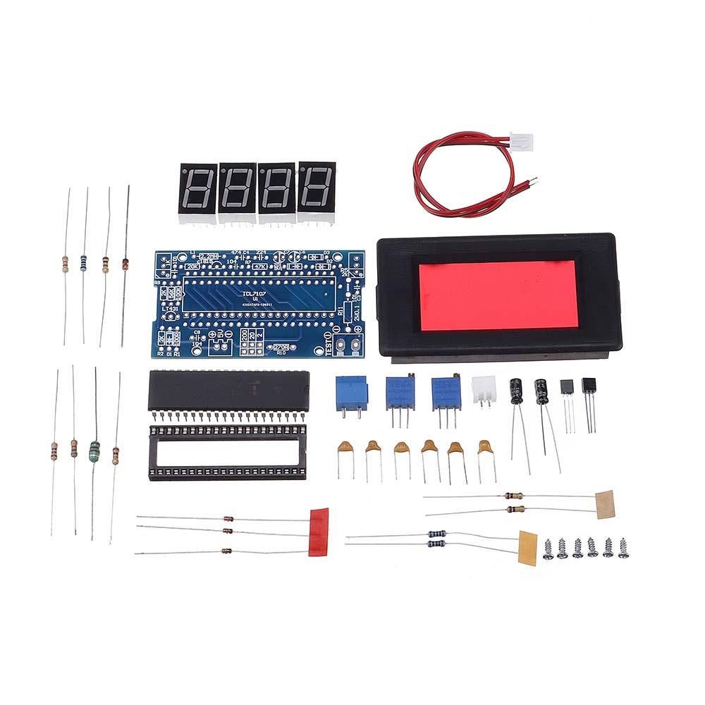 3pcs ICL7107 Voltmeter DIY Electronic Production Kit DC5V 35mA Voltage Meter Digital Voltmeter
