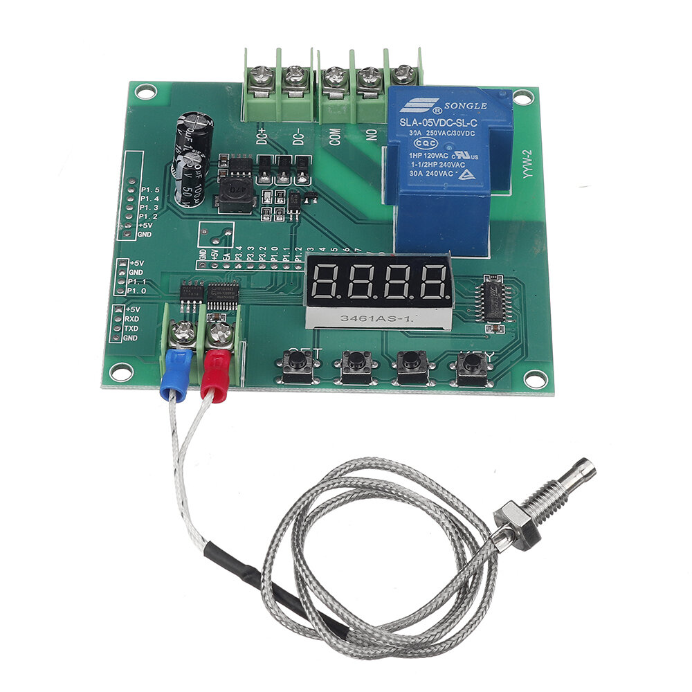 YYW-2 0-1024℃ Temperature Sensor Temperature Control Relay Detection High Temperature Serial Output with K Type Thermoco