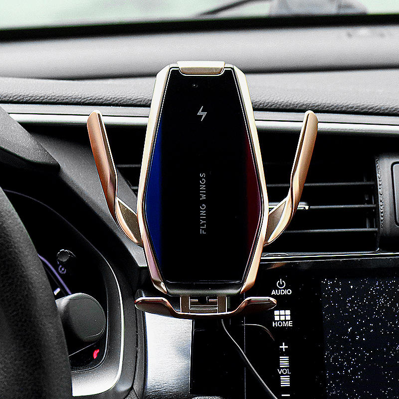 

9V 15W Qi Automatic Clamping Wireless Car Charger 360 Degree Rotation Air Vent Mount Holder For iPhone Samsung Huawei