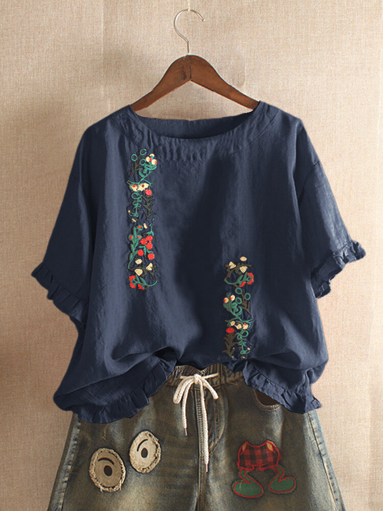 Embroidery stringy selvedge blouse Sale - Banggood.com sold out-arrival ...