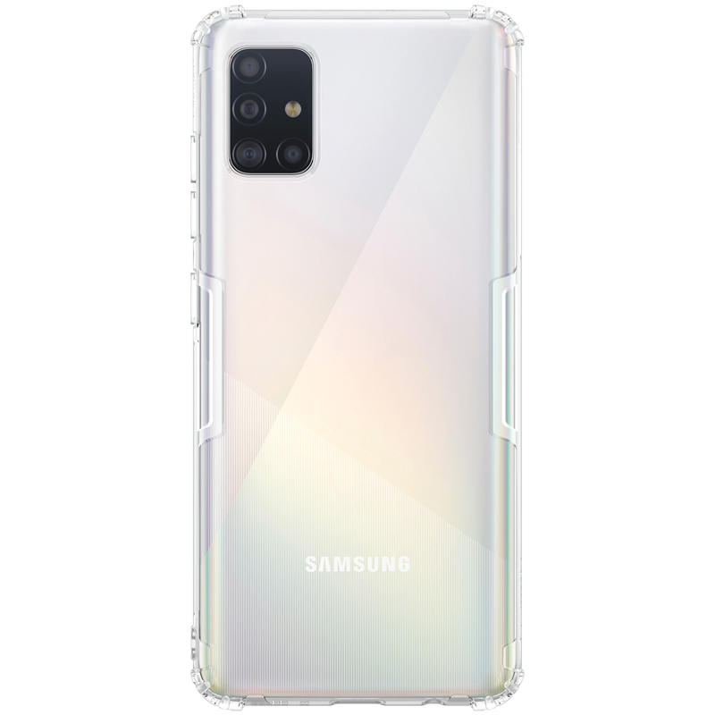 NILLKIN Bumpers Crystal Clear Transparent Shockproof Soft TPU Protective Case for Samsung Galaxy A51