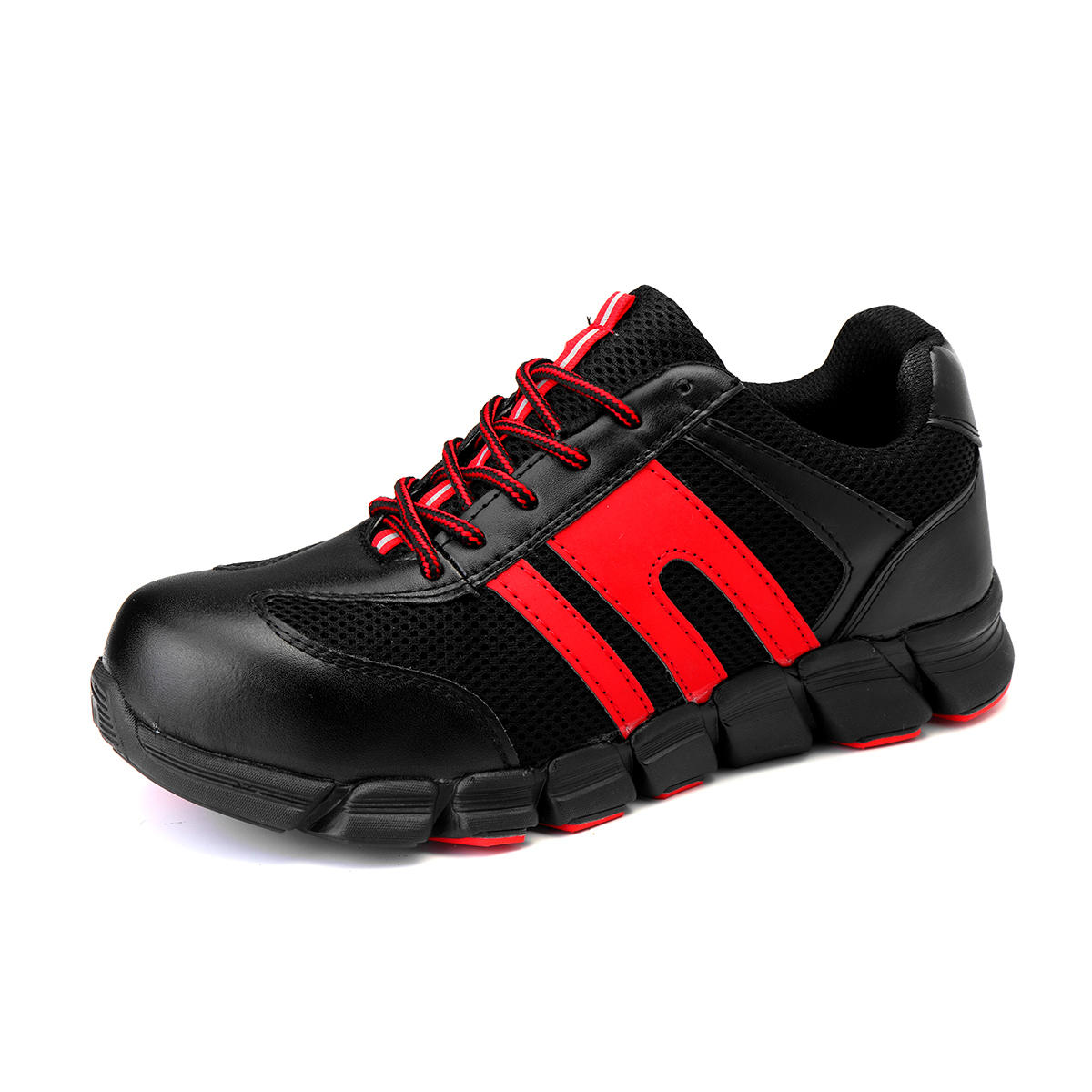 Chaussures de sécurité imperméables en acier TENGOO pour hommes, chaussures de sport à la mode et antidérapantes.