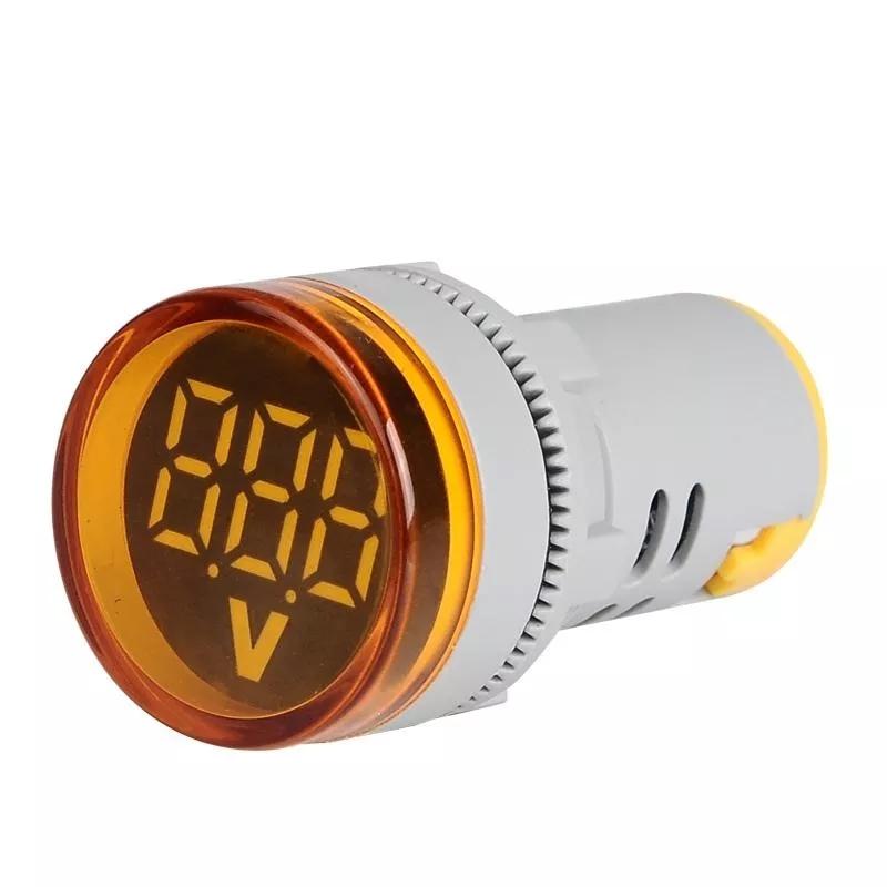 

3Pcs AC20-500V LED Large Display Voltage Meter Digital Gauge Volt Indicator Signal Lamp Voltmeter Lights Tester-Yellow